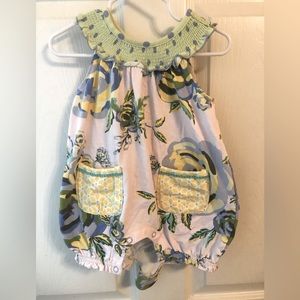 Matilda Jane 12-18 month floral bubble romper